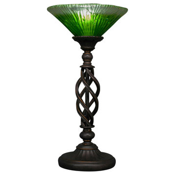 Elegante 1-Light Table Lamp, Kiwi Green Crystal