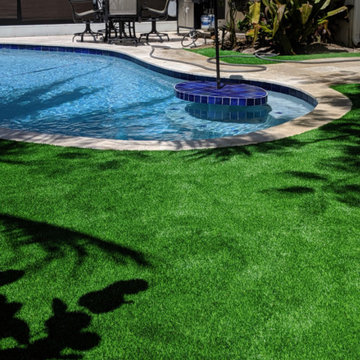 Artificial grass installation
