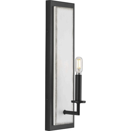 Galloway 1 Light Wall Sconce, Matte Black