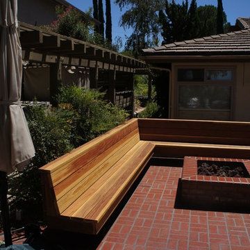 Modern backyard