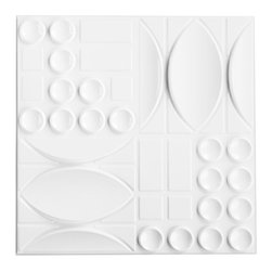 M3LD Ace Wall Tile, 4pk - Wall Sculptures