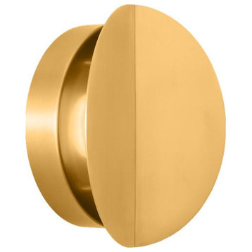 Generation Lighting, KSW1001BBS, Small Sconce, Burnished Brass