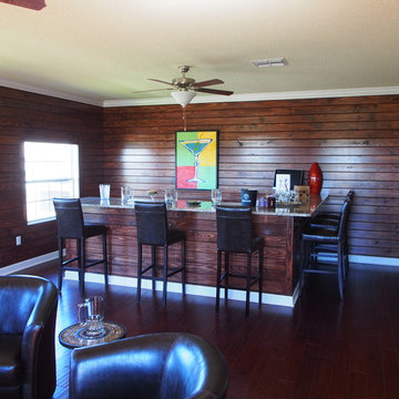 Knotty Tongue and Groove Pine Bar