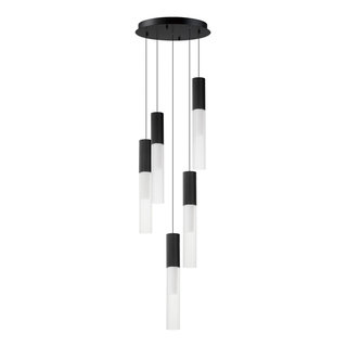 Reeds LED Pendant in Black - Transitional - Pendant Lighting - by LAMPS ...