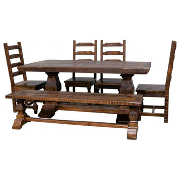 Century Reclaimed Dining Table and Chairs