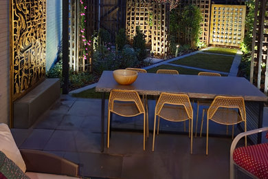 Inspiration for a contemporary patio remodel in Denver