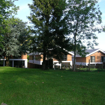 Garden view over