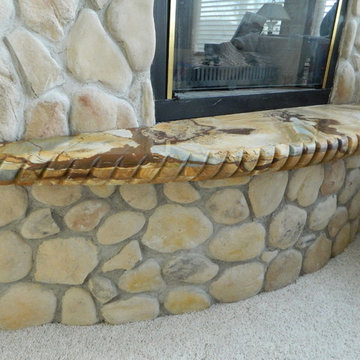 Granite Slab Hearth