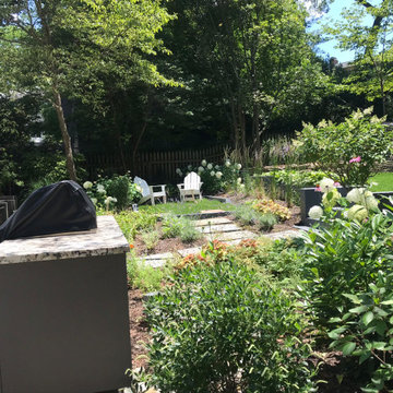 Provence Style Backyard in Bethesda, Maryland