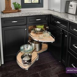 KraftMaid: Chrome Swing-Out Cabinets - Kitchen Storage And Organization