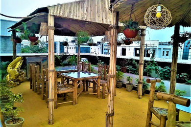 Bamboo Gazebo and Terrace Garden
