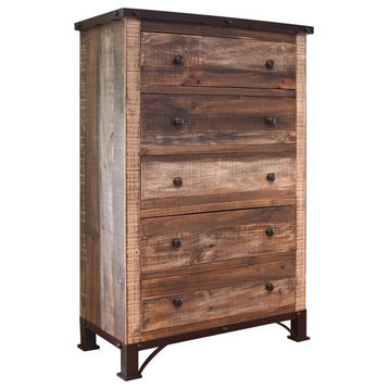 Crafters and Weavers Bayshore Highboy Dresser - Multicolor