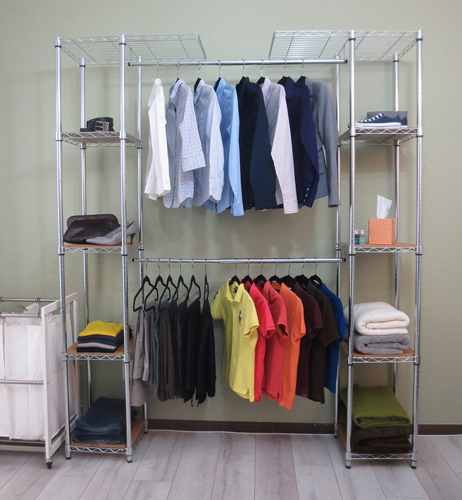 Trinity EcoStorage Expandable Closet Organizer, Chrome