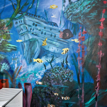 Kid's Room Underwater Mural