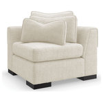 Caracole - Edge Corner Sectional - Fully Upholstered sectional. Loose seat cushion. Tight back. Angular track arm.