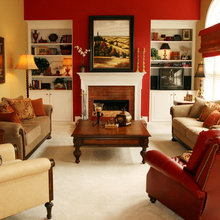 painted red