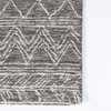 Momeni Mallorca Hand Hooked Wool Gray Area Rug 9'x12'