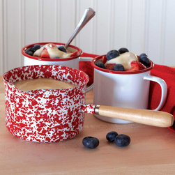 Red Enamelware - Ditch The Plastic - Products