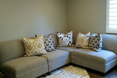 Living room in Orange County.