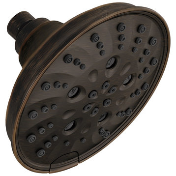 Delta H2Okinetic 5-Setting Raincan Shower Head, Venetian Bronze, 52669-RB