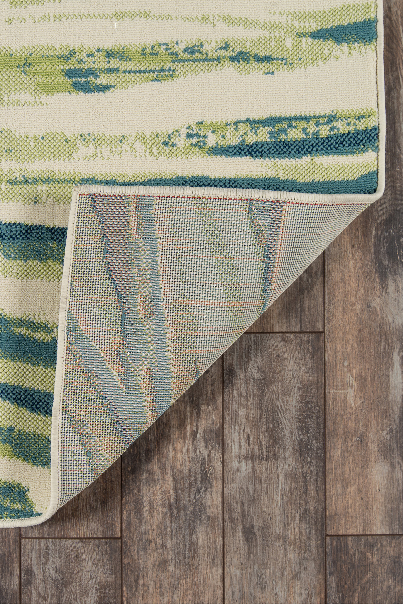 Momeni Baja Polypropylene Indoor Outdoor Rug, Green, 6'7"x9'6"