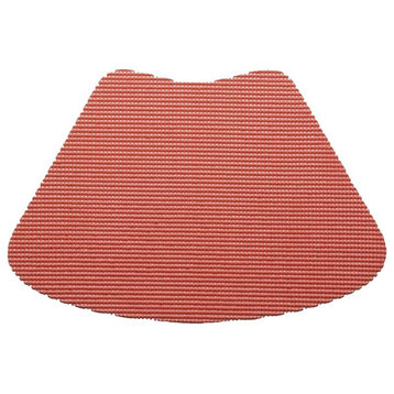 Kraftware Fishnet Brick Red Wedge Placemats, Set of 12