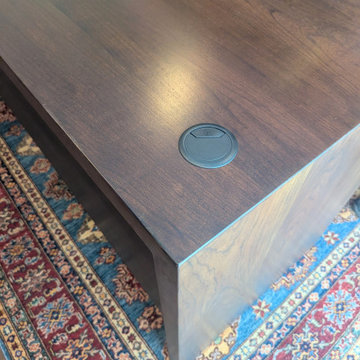 Custom Cherry Executive Desk | Solid Hardwood Home Office Desk