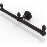 Allied Brass - Waverly Place 2 Arm Guest Towel Holder, Venetian Bronze - This elegant wall mount towel holder adds style and convenience to any bathroom decor. The towel holder features two arms to keep a pair of hand towels easily accessible in reach of the sink. Ideally sized for hand towels and washcloths, the towel holder attaches securely to any wall and complements any bathroom decor ranging from modern to traditional, and all styles in between. Made from high quality solid brass materials and provided with a lifetime designer finish, this beautiful towel holder is extremely attractive yet highly functional. The guest towel holder comes with the 12 inch bar, a wall bracket with finial, two matching end finials, plus the hardware necessary to install the holder.