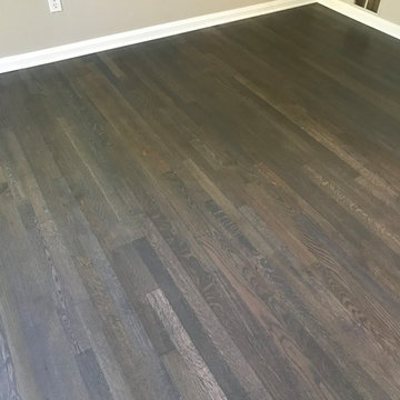 Gray stain on 1950s white oak