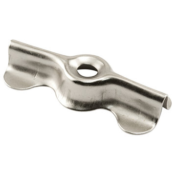 Nickel-Plated Double-Wing Flush Clips, 6Pack
