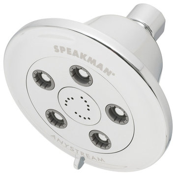 Alexandria Collection Anystream Multi Function Shower Head, Polished Chrome