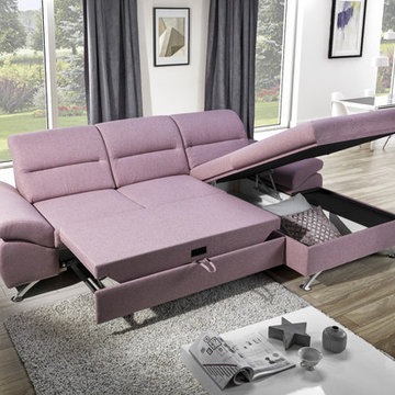 European sectional sleeper sofa NINO