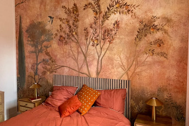 Inspiration pour une salle de bain design.