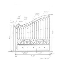 wrought iron gate