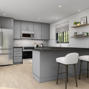 One Point Renovation Contemporary Kitchen Design