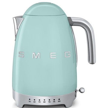 Smeg Pastel Green Stainless Steel 50's Retro Variable Temperature Kettle