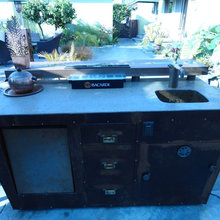 Industrial Outdoor Kitchen