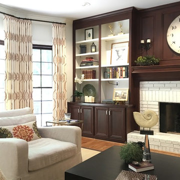 Contemporary Family Room, Horseshoe Bend, Roswell GA
