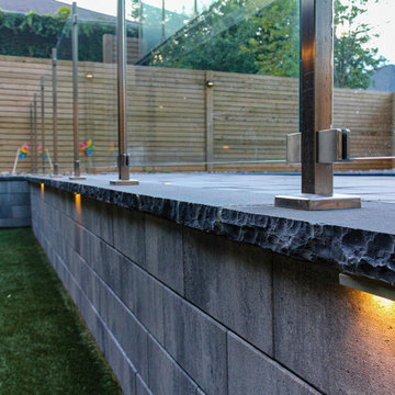 Toronto Landscaping Project with Pool Construction Interlocking and Deck