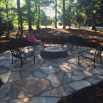 Fire pit and Patio, do it yourself project