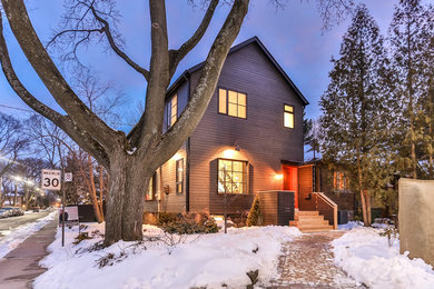 Inspiration for a modern exterior home remodel in Toronto