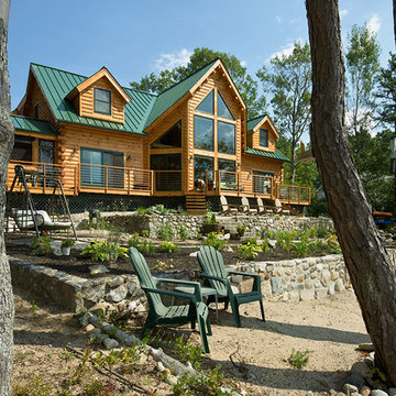 Log Homes & Cabins - Coventry Log Homes - Custom Craftsman #3