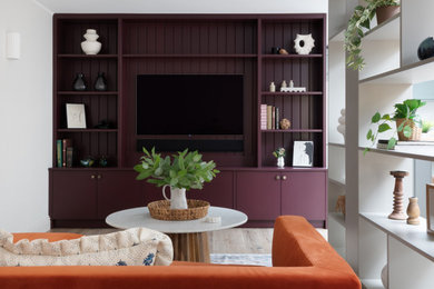 This is an example of a contemporary games room in Surrey.
