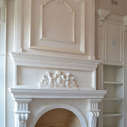 Natural Carved Stone Fireplaces - Home Decor
