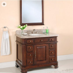 Customize Solid Wood Bathroom Vanity- - Products