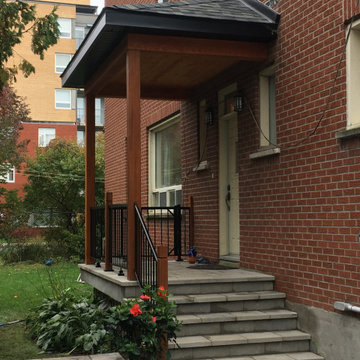 Roof on top of existing porch!