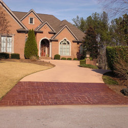 Harvest Wheat Driveway with Chicory Stamped Entry - Outdoor Products
