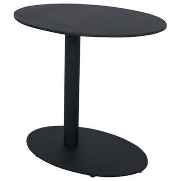 Sunset Side Table, Black, Black