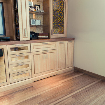 Concealed DVD and Video Storage Cabinet