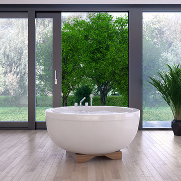 Carrara Marble Tile White Bathroom Design Ideas